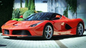 CARS. Ferrari. Red
